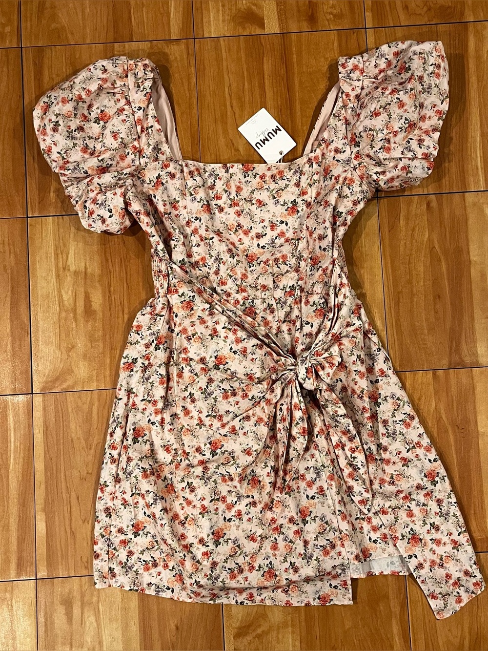 NWT Show Me Your Mumu Weddings Floral Wrap Dress XXL Puff Sleeve Cottagecore - Picture 2 of 6